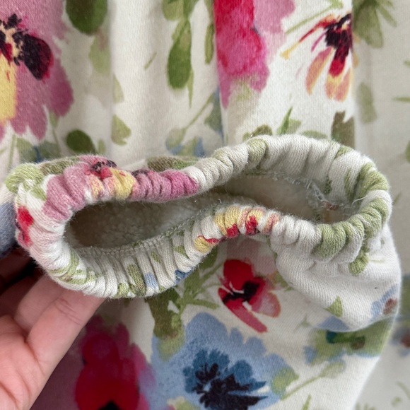 GAP Kids Floral Sweatpants Joggers - Multicolor size 8 wildflowers - Picture 5 of 8